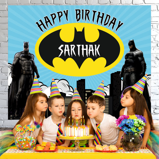 Batman Customized Theme For Birthday Party Decoration