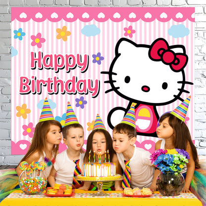 Hello Kitty Theme Birthday Party Decoration | Cute & Pink Celebration Setup