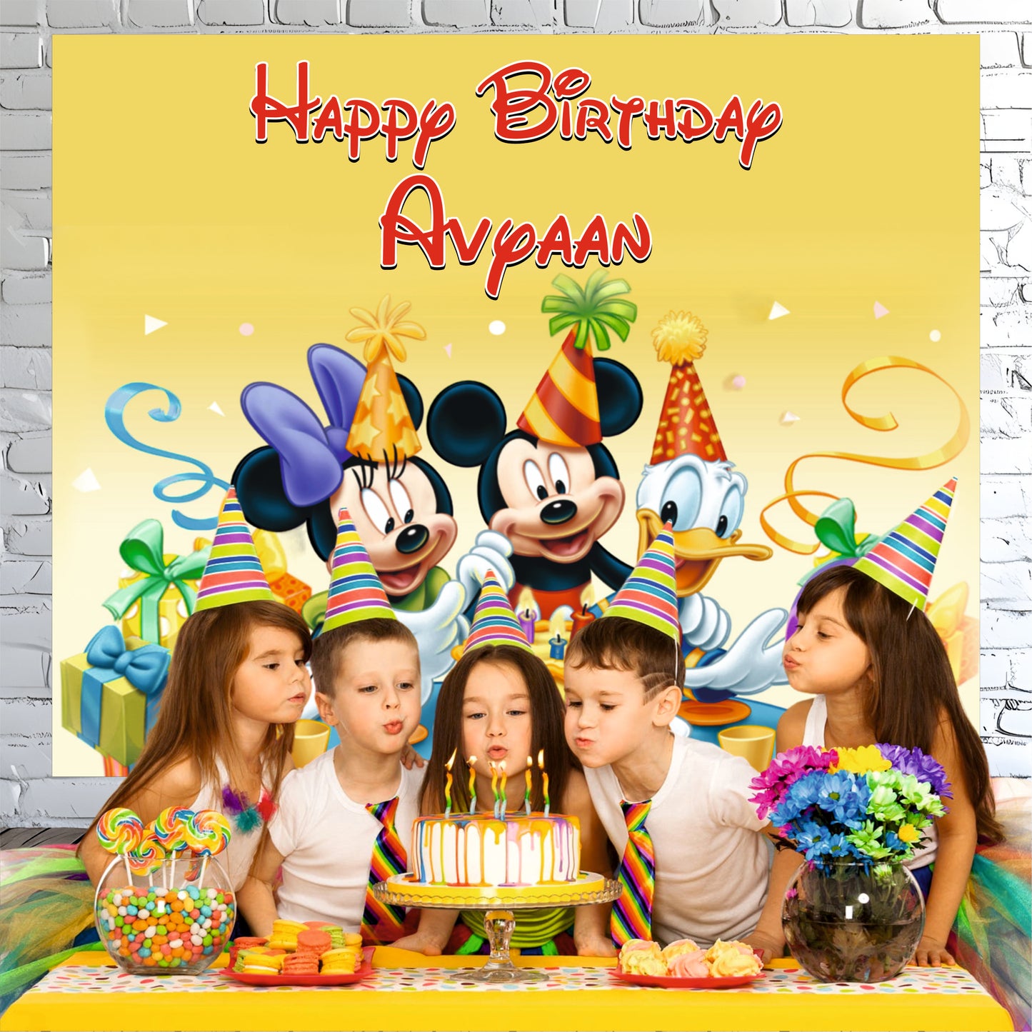 Mickey & Friends Customized Theme Birthday Party Decoration