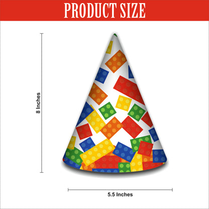 Building Blocks Caps for Theme Party | Party Hats for Girls & Kids