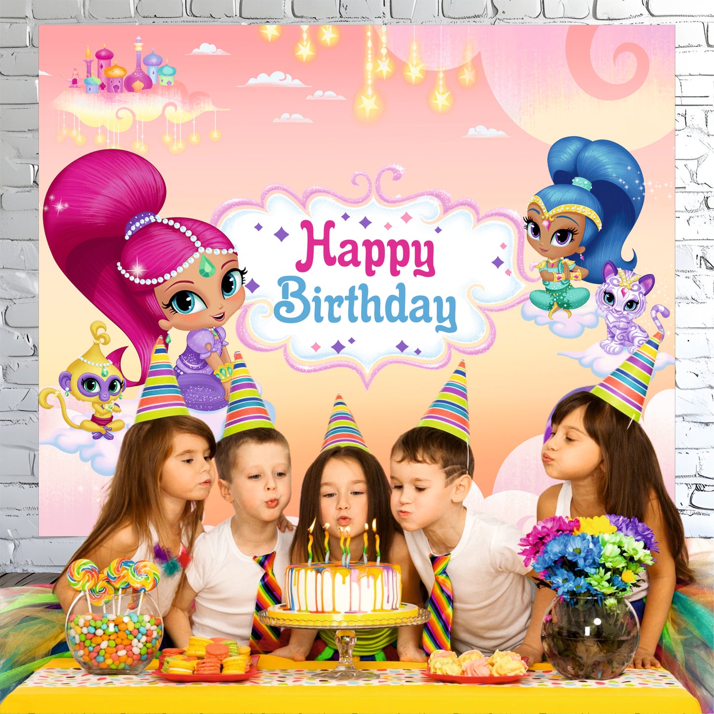 Shimmer & Shine Theme Party Decoration | Magical Birthday Celebration Setup