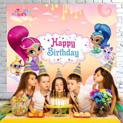 Shimmer & Shine Theme Party Decoration | Magical Birthday Celebration Setup