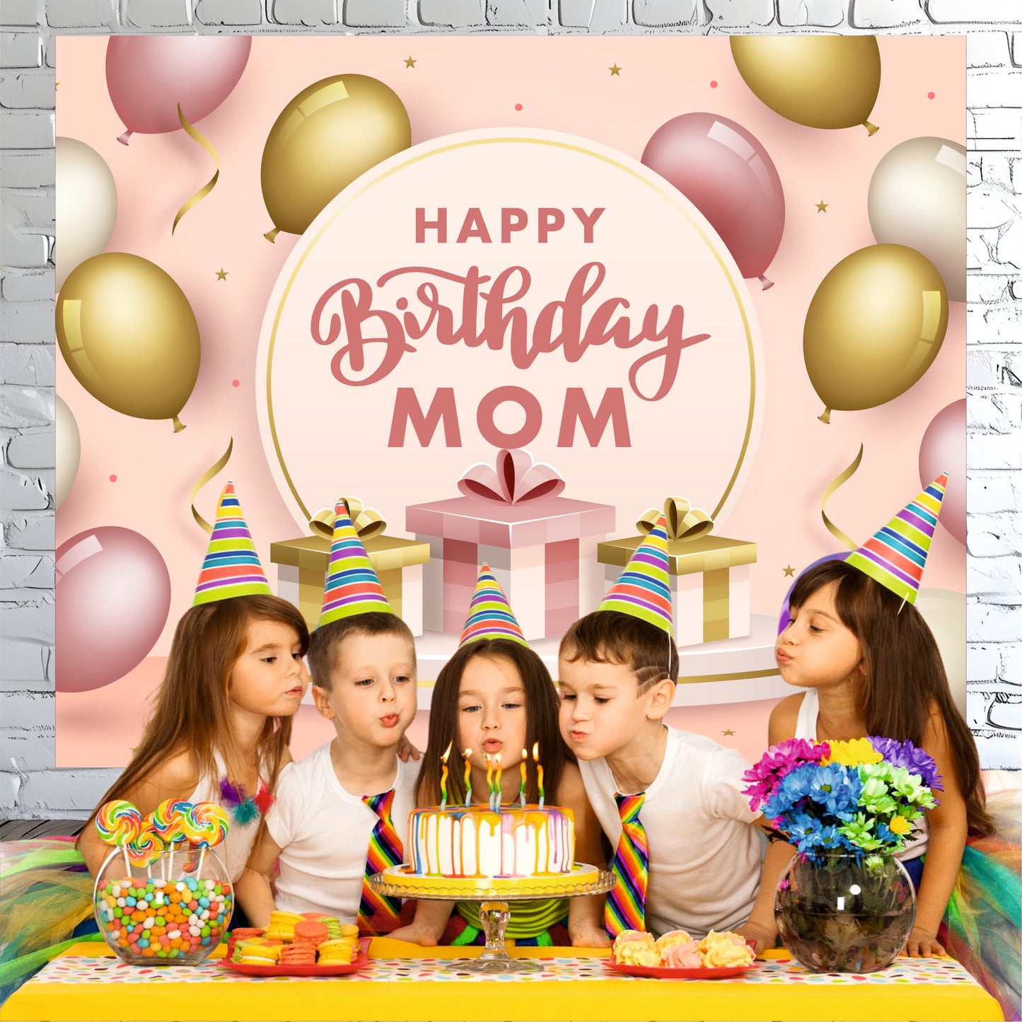 Mom Birthday Theme Decoration | Elegant Birthday Celebration Setup
