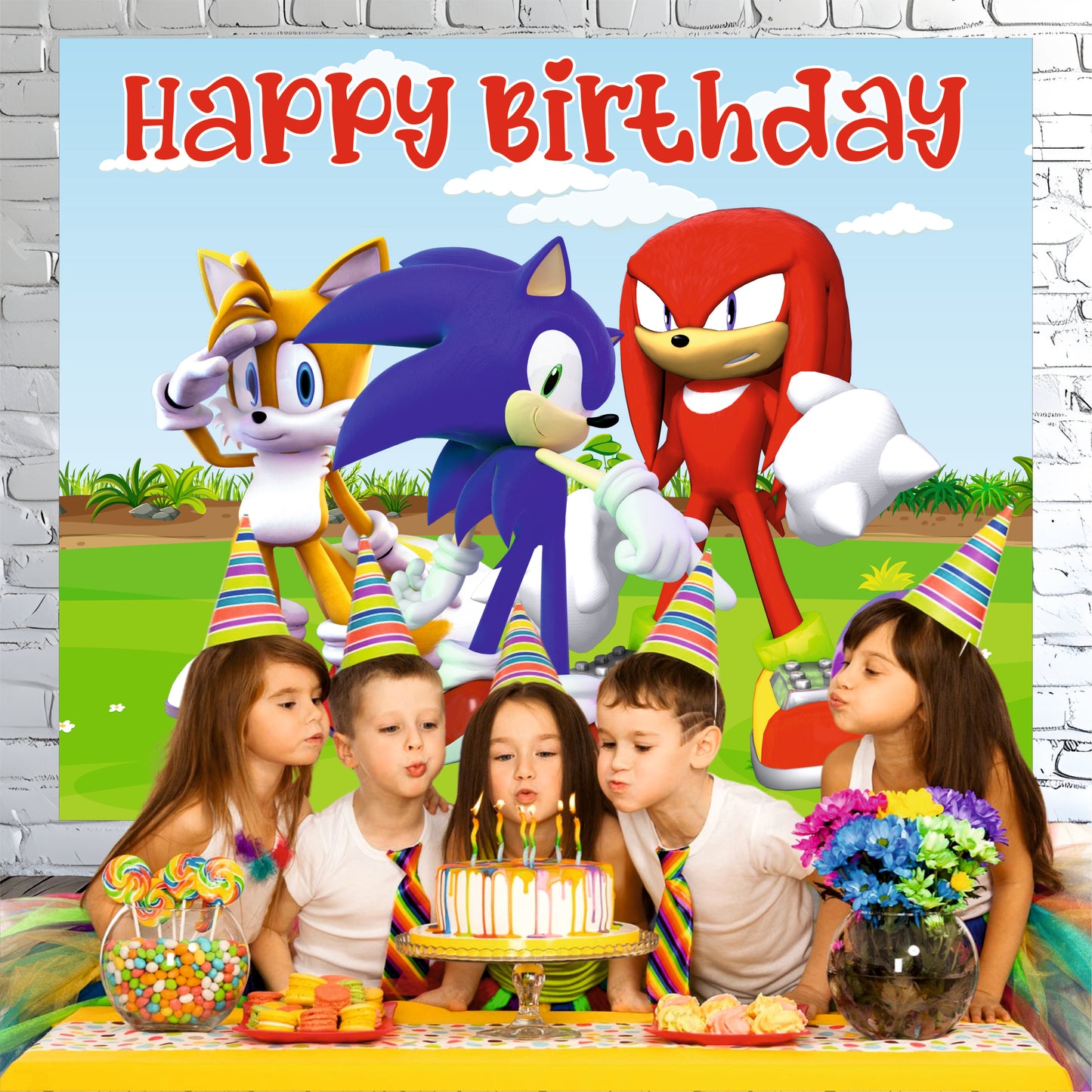 Sonic Theme Birthday Party Decoration | Speed Adventure Celebration Setup
