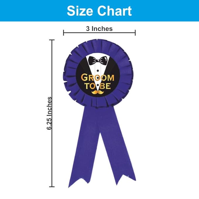 Team Groom Cute Badges for Wedding (Pack of 10 Pcs, Multicolor)