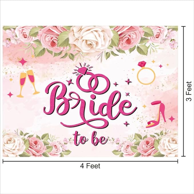 Bride to Be Banner for Decoration