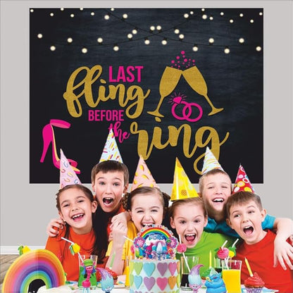 Engagement Backdrop for Decoration (Pack of 1, 5x4 Feet, Multicolor)