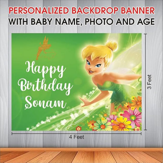 Customised Fairy Princess Birthday Banner Theme