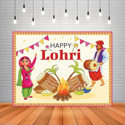 Lohri Backdrop