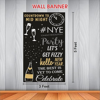Cheers to The New Year Photography Backdrop