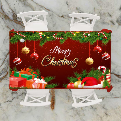 Merry Christmas Velvet Table Cover