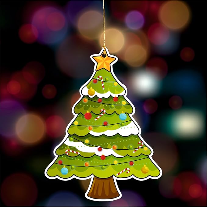 Christmas Hanging Danglers Paper Tree Ornaments