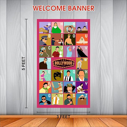 Bollywood Movie Night Backdrop Theme for Party Decorations