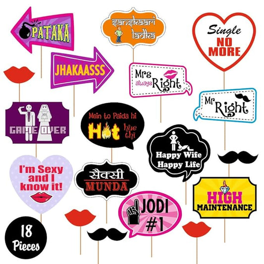 Bride Groom to be Cute Ribbon Combo Pack (Pack of 1-20 Pcs, Multicolor, Size: 5x3in)