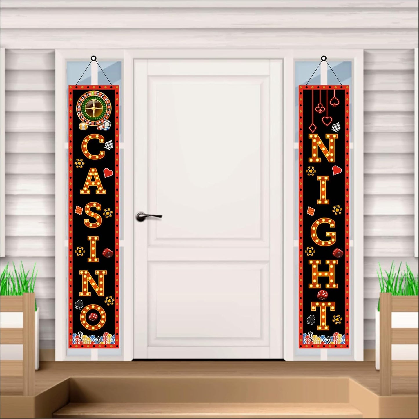 Casino Backdrop Theme Party Decoration
