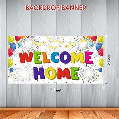 Welcome Home Backdrop Theme For Baby