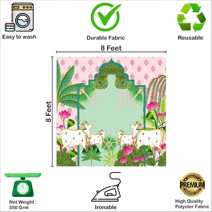 Pichwai Backdrop Cloth for Decoration