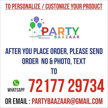Acyrlic Silver Glitter Finish Couple Cake Topper for Decoration (Happy Birthday Silver, 5X5.5 Inches)