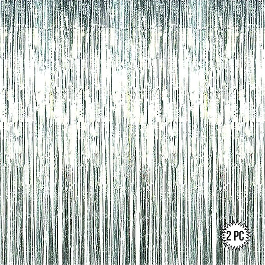 Silver Gold Foil Curtains for Decoration Fringe Curtain for Birthday