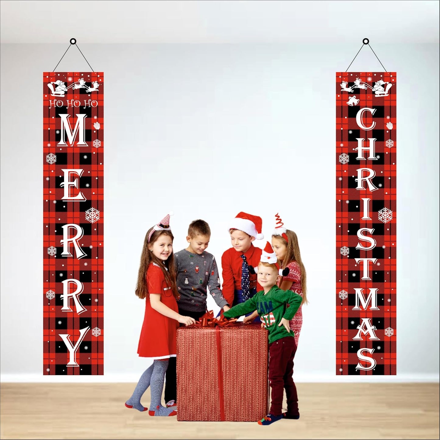 Merry Christmas Porch Sign Banner