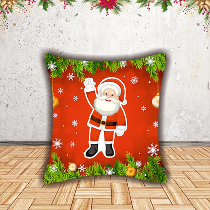 Christmas Decorative Printed Cushion Covers Pack of 6