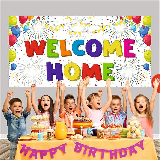 Welcome Home Backdrop Theme For Baby