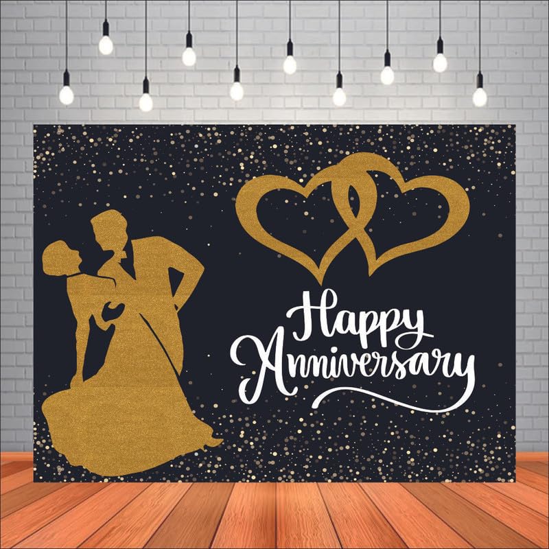 Golden Anniversary Backdrop for Celebration