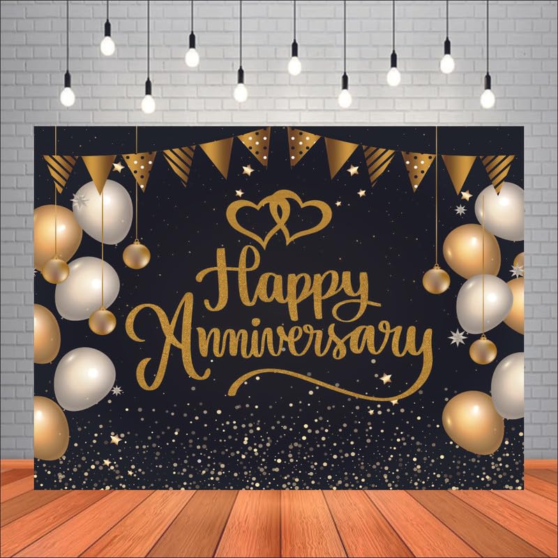 Happy Anniversary Backdrop for Celebration
