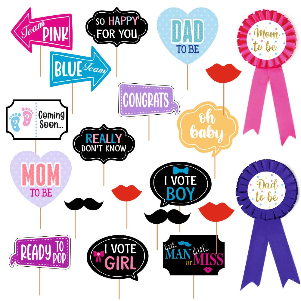 Baby Shower Props Sticks Combo