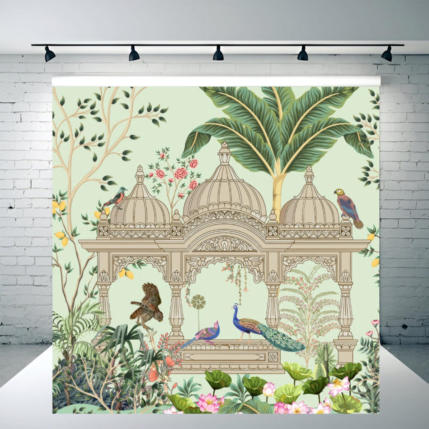 Wedding Decoration Peacock Theme Backdrop for Events, Home & Photoshoots