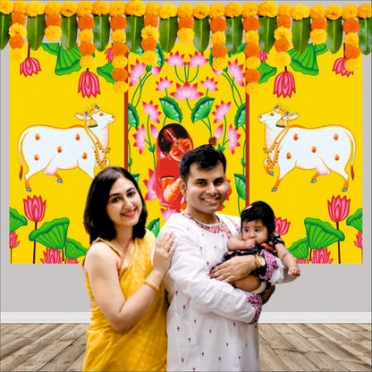 Annaprashan Decorative Theme Backdrop for Events, Home & Photoshoots