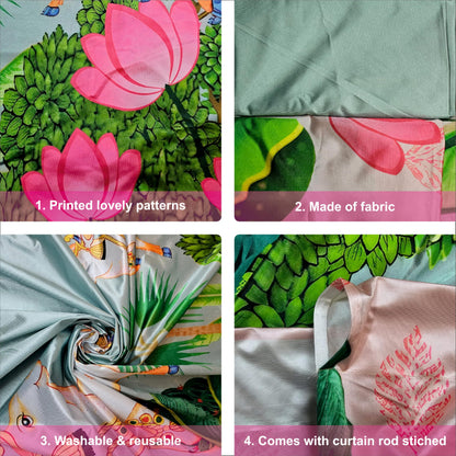 Pichwai Decorative Theme Backdrop for Events, Home & Photoshoots
